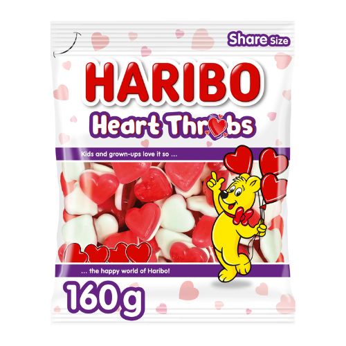 Haribo Heart Throbs Z!ng 160g pack shot