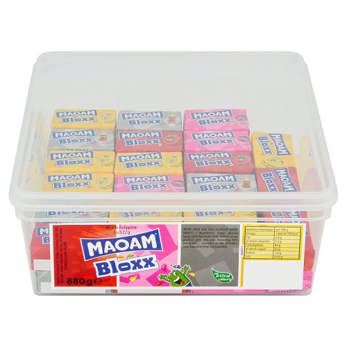 Haribo Maoam Bloxx Tub 880g pack shot