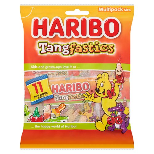 Haribo Bag Tangfastics Multipack 11s 176g pack shot