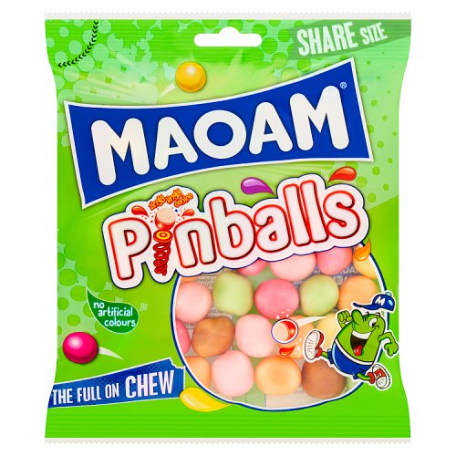 Haribo Bag Maoam Pinballs 140g pack shot