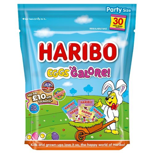 Haribo Eggs Galore Pouch 480g pack shot