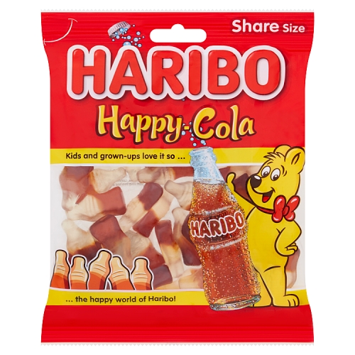 Haribo Bag Happy Cola 160g pack shot