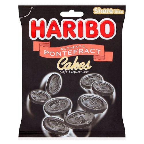 Haribo Bag Pontefract Cakes 160g pack shot