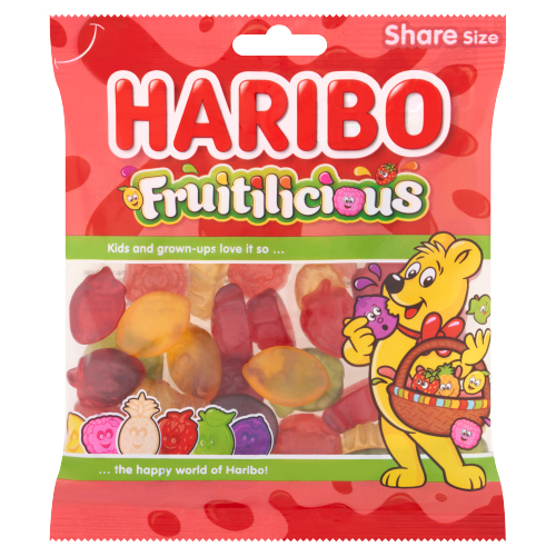 Haribo Fruitilicious Share Size 150g pack shot