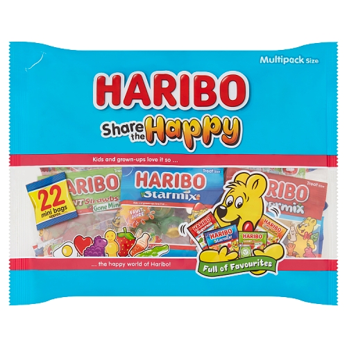 Haribo Share the Happy Minis 352g pack shot