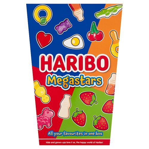 Haribo Megastars Gift Box 800g pack shot