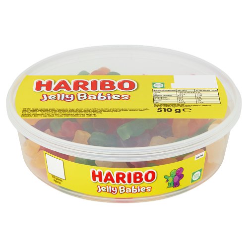 Haribo Jelly Babies Tub 510g pack shot