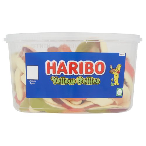 Haribo Yellow Bellies Tub 768g pack shot
