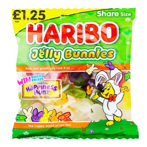Haribo Jelly Bunnies PM £1.25 140g pack shot