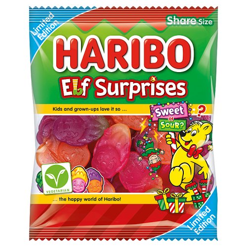 Haribo Elf Surprises 160g pack shot