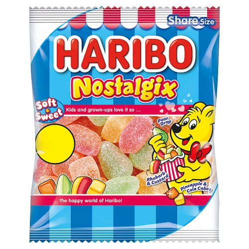 Haribo Bag Nostalgix PM £1.25 140g pack shot