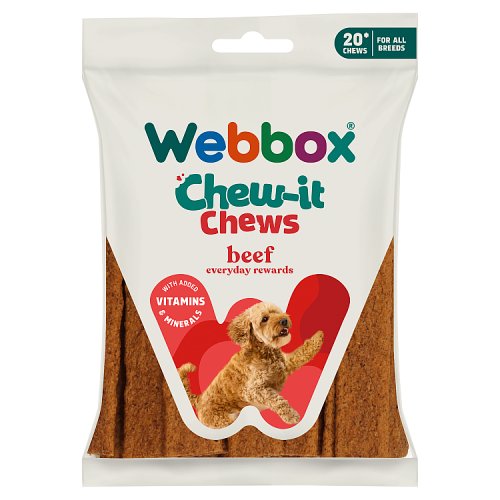 Webbox Chomping Chews Beef 200g pack shot