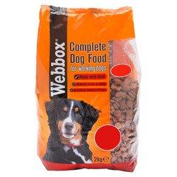 Webbox Complete Dog Food Beef 2kg PM £1.99 pack shot