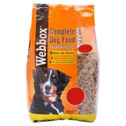 Webbox Complete Dog Food Chicken 2kg PM £1.99 pack shot