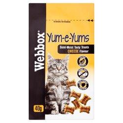 Webbox Cat Yum-e-Yums Cheese Treats 40g pack shot
