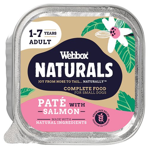 Webbox Natural Pate Salmon 150g pack shot
