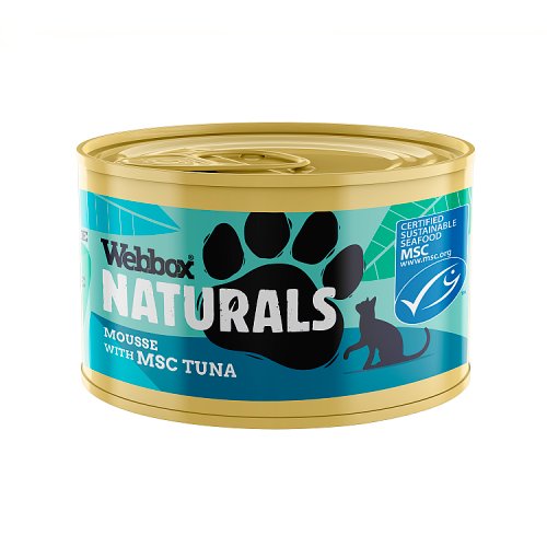 Webbox Cat Natural Cat Mousse Tuna 85g pack shot