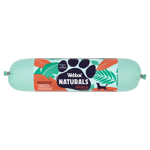 Webbox Natural Sausage Chicken & Turkey 650g pack shot