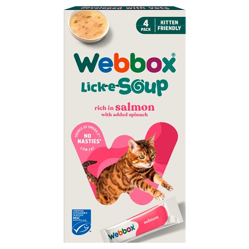 Webbox Cat Lick e Licious Salmon Fillet 4s (4 x 20g) pack shot