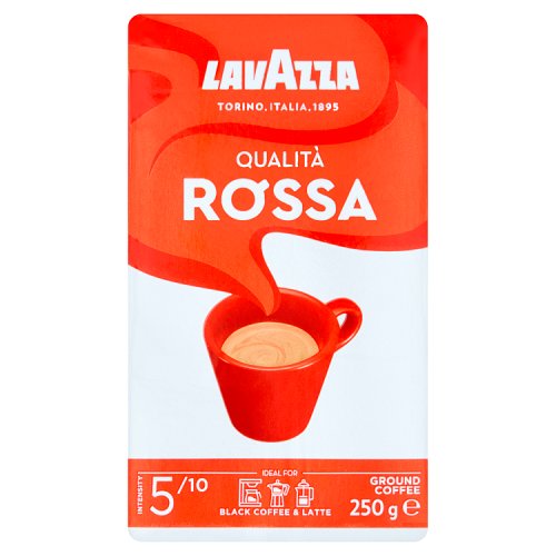Lavazza Qualita Rossa 250g PM £6.75 pack shot