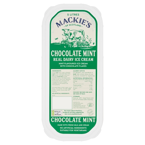 Mackie's of Scotland Napoli Mint Chocolate 5Ltr pack shot