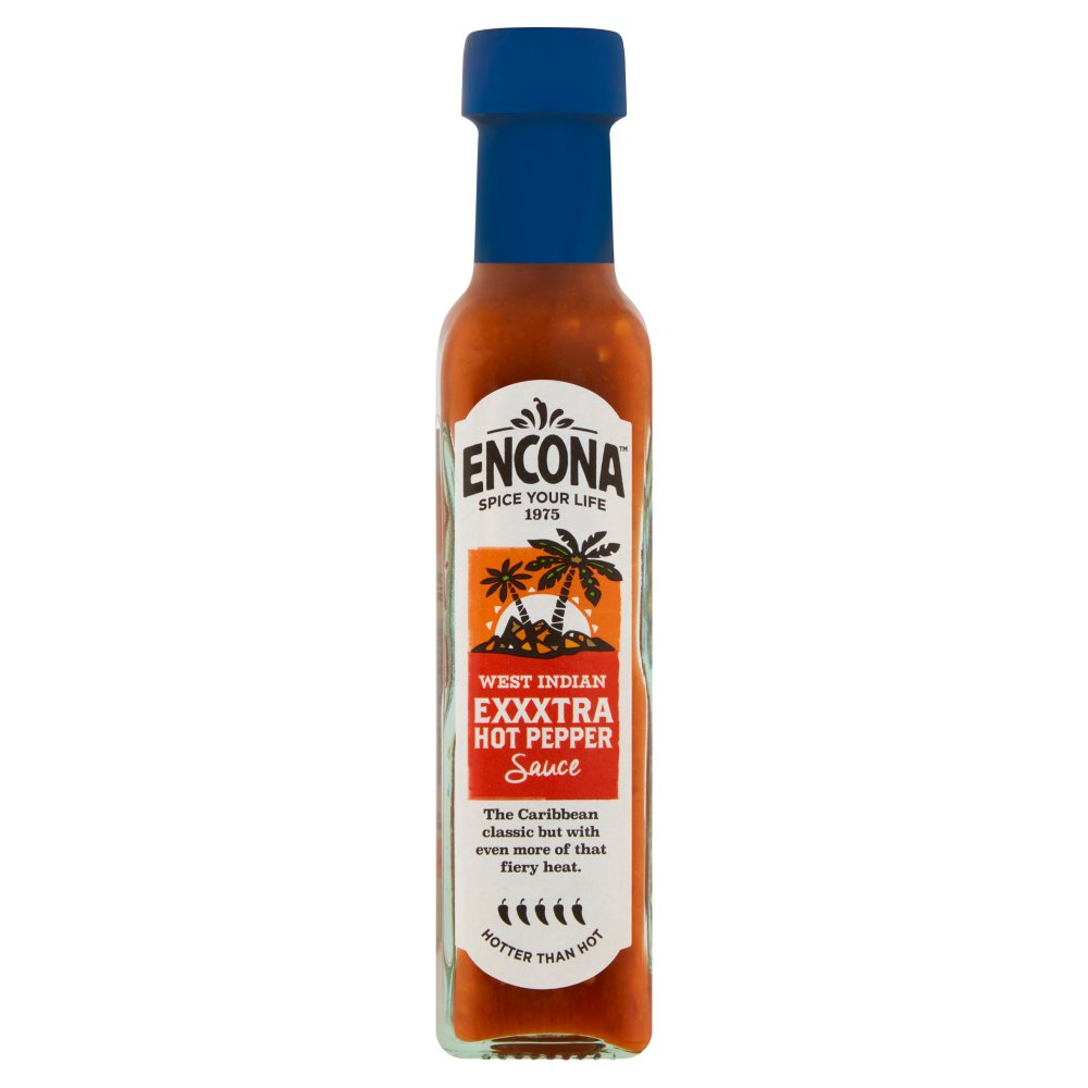 Encona Extra Hot Sauce 142ml pack shot