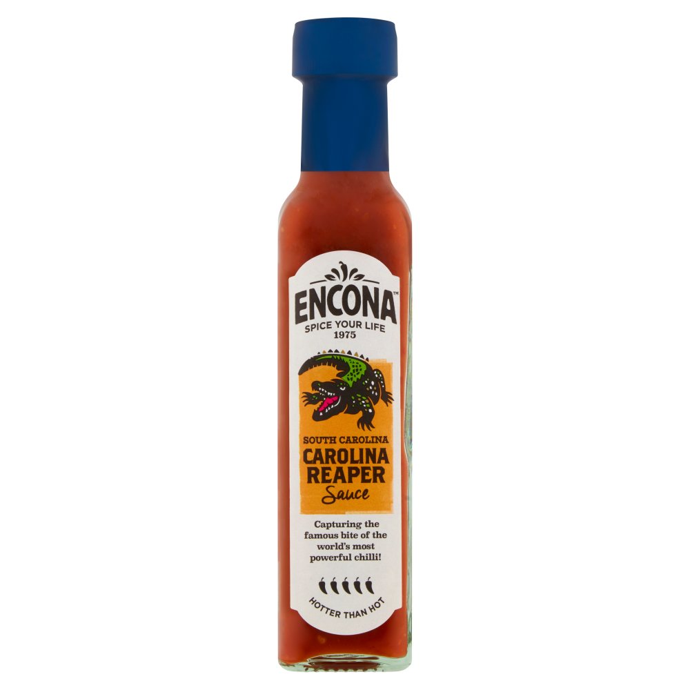 Encona Carolina Reaper Chilli Sauce 142ml pack shot