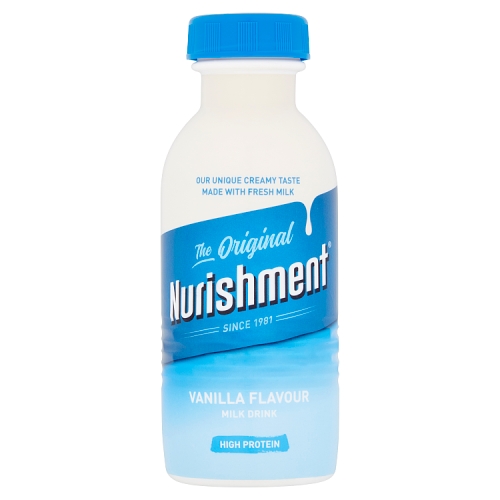 Dunns River Nurishment Vanilla Flavour Milk Drink (PET) 330ml pack shot