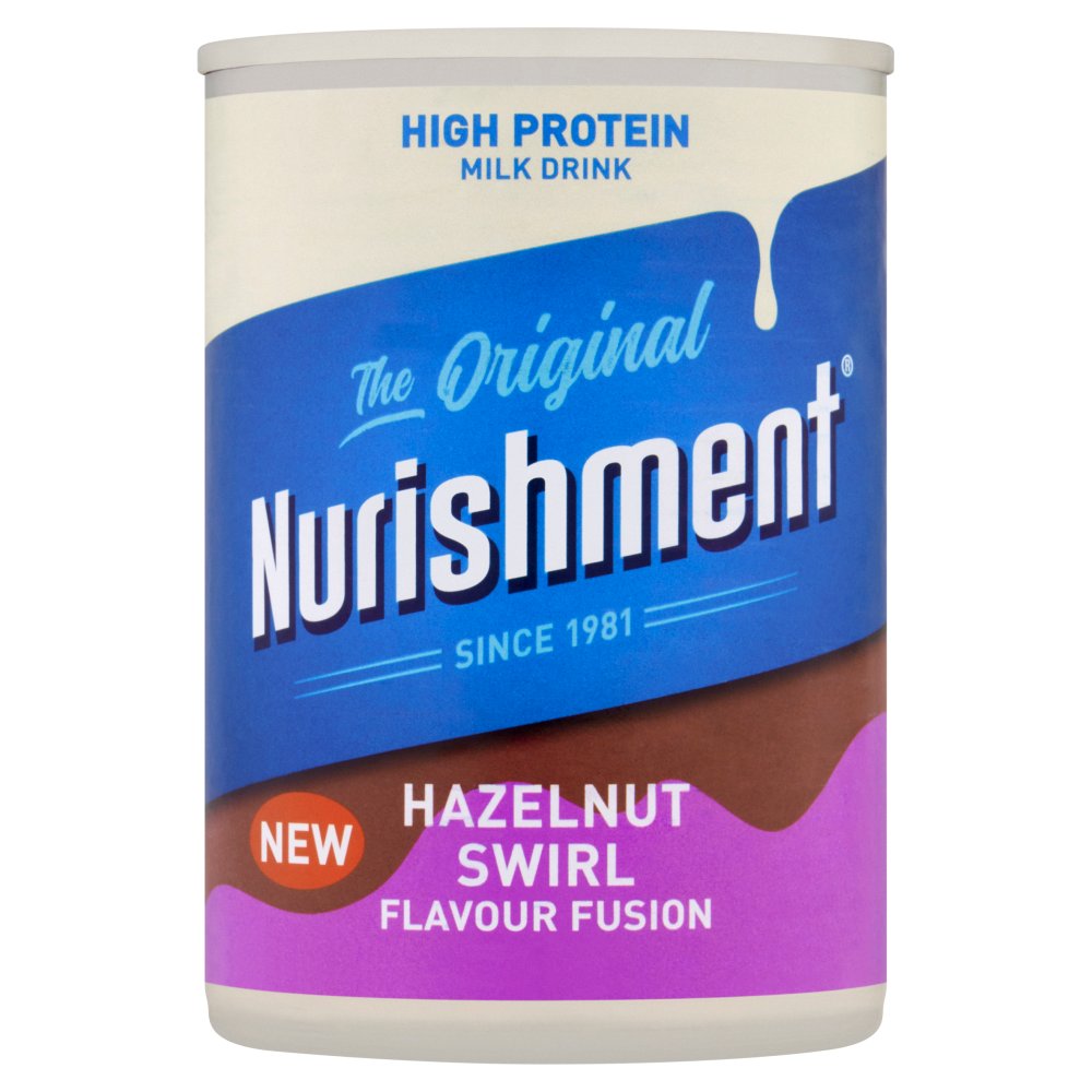 Dunns River Nurishment Hazelnut Swirl Flavour Fusion 400g pack shot