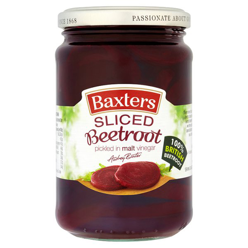 Baxters Sliced Beetroot 340g pack shot