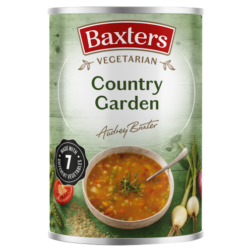 Baxters Vegetarian Country Garden Soup 400g pack shot