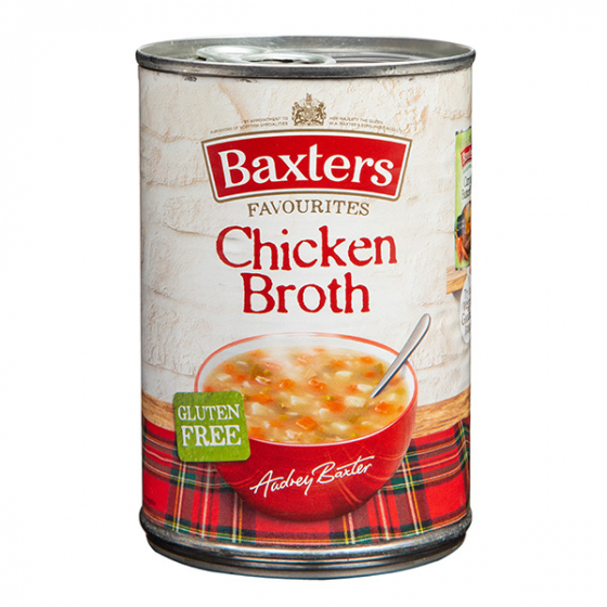 Baxters Chicken Broth Soup 400g pack shot