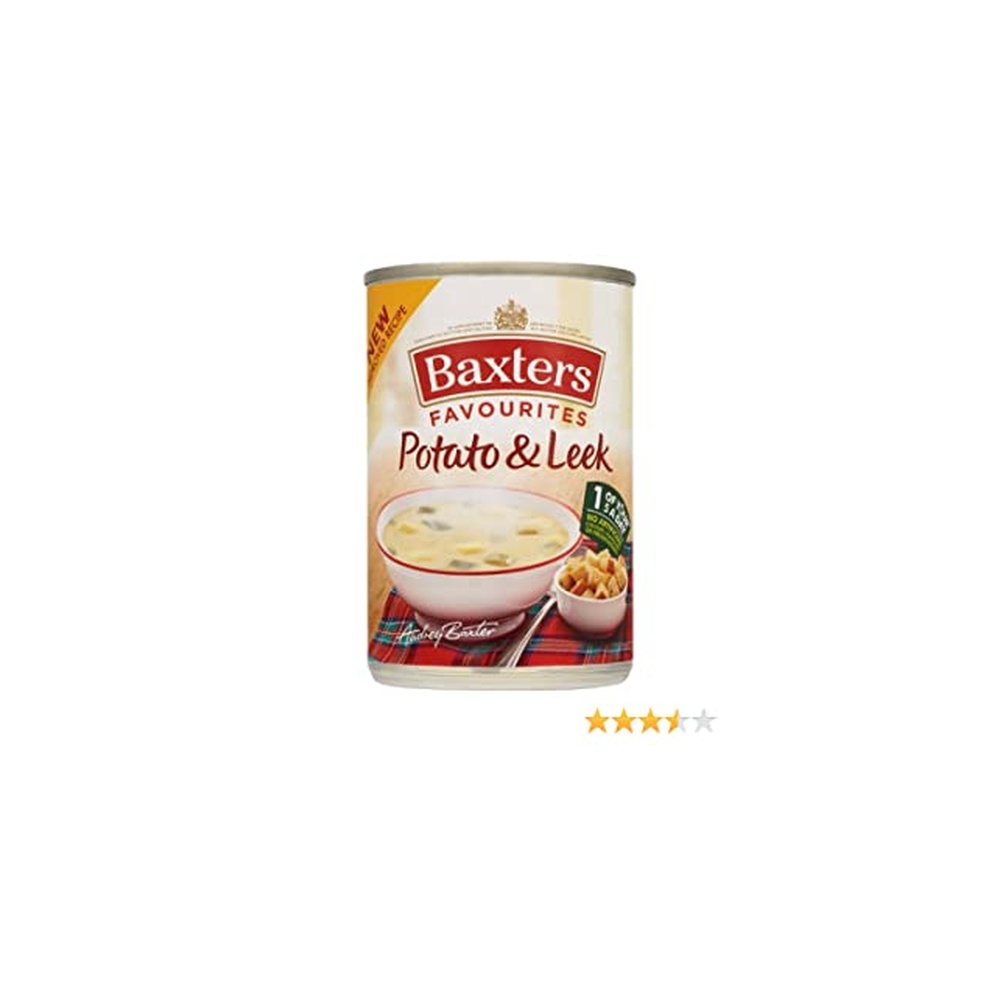 Baxters Leek & Potato Soup pack shot