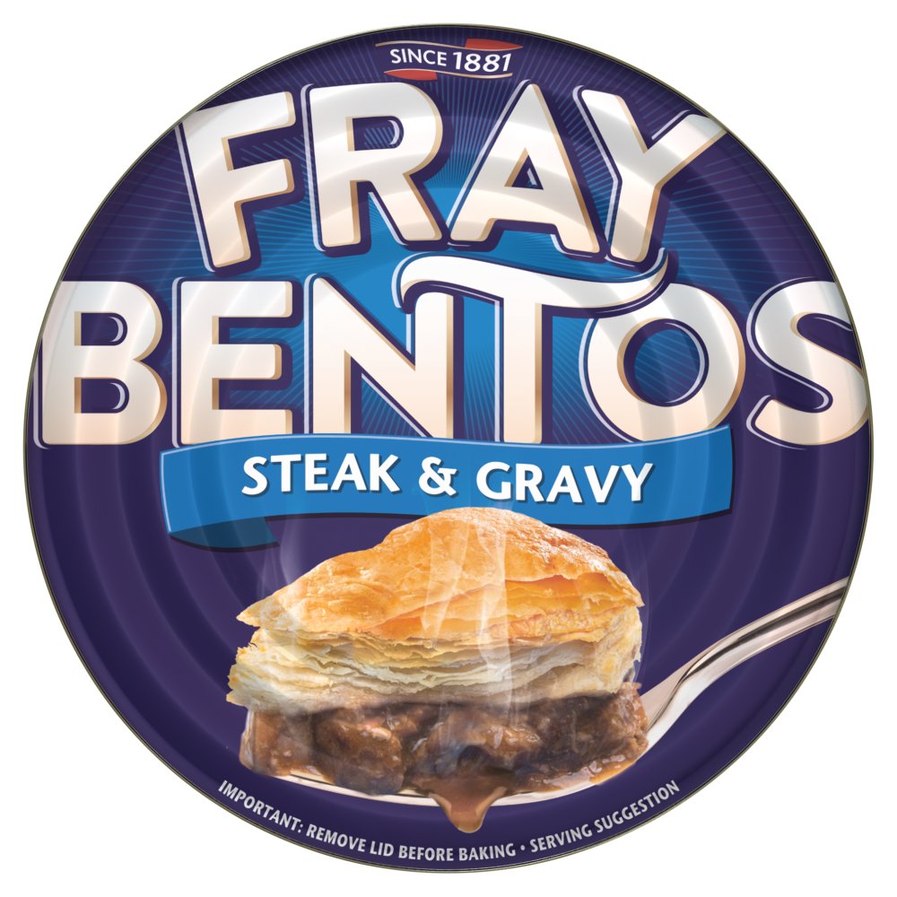 Fray Bentos Steak & Gravy Pie 425g pack shot