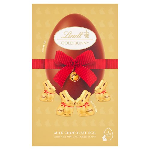 Lindt Gold Bunny Shell Egg 250g pack shot