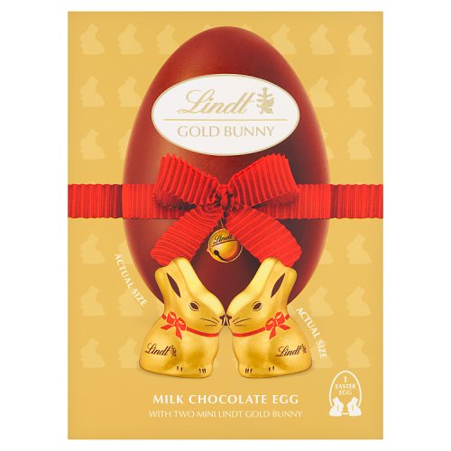 Lindt Gold Bunny Shell Egg 115g pack shot