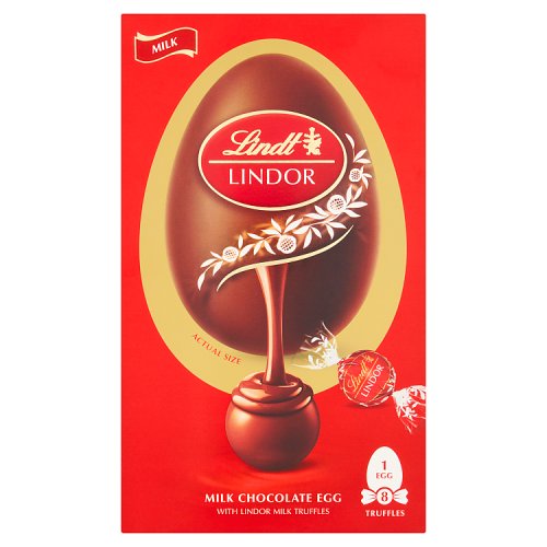 Lindt Lindor Shell Egg Milk 260g pack shot