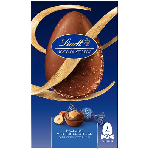 Lindt Egg Hazelnut Inclusion 249g pack shot