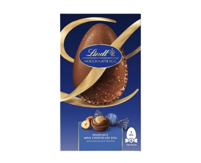 Lindt Noccionoir Egg 245g pack shot