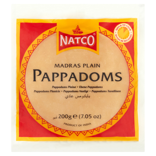 Natco Pappadoms 200g pack shot