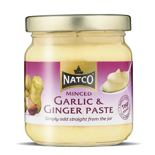 Natco Garlic & Ginger Paste 190g pack shot