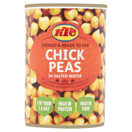 Ktc Chick Peas 400g pack shot