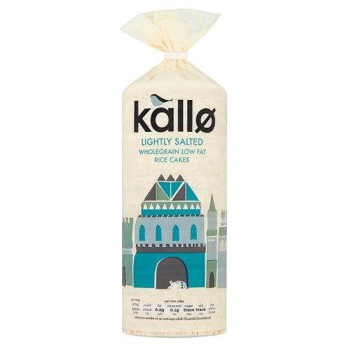 Kallo Thick Rice Cake Low Fat 130g pack shot