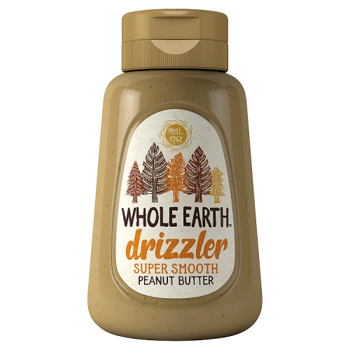 Whole Earth Smooth Peanut Butter Drizzler 320g pack shot