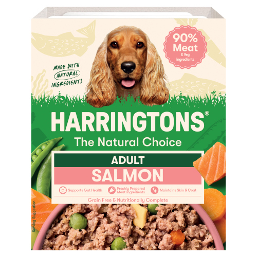 Harringtons Dog Food Wet Salmon Tray 400g pack shot