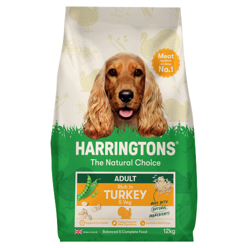 Harringtons Dog Food Turkey 12kg pack shot