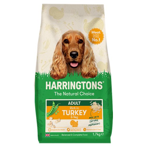 Harringtons Complete Dog Food Turkey 1.7kg pack shot