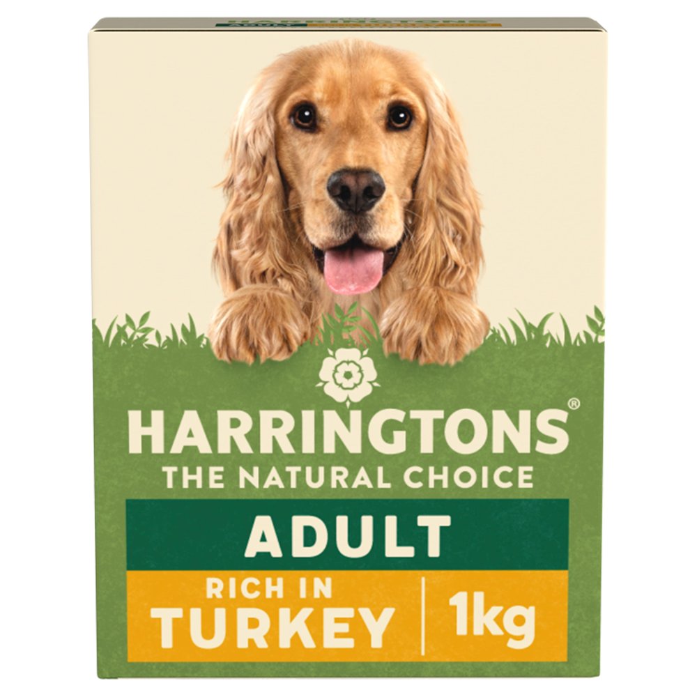 Harringtons Dry Dog Food Turkey 1kg pack shot