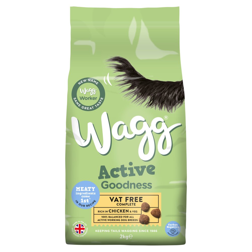 Wagg Active Goodness Chicken 2kg pack shot
