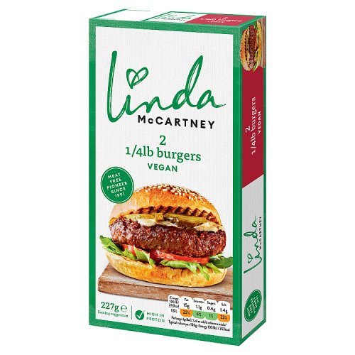 Linda McCartney Vegetarian Quarter Pounders 227g pack shot